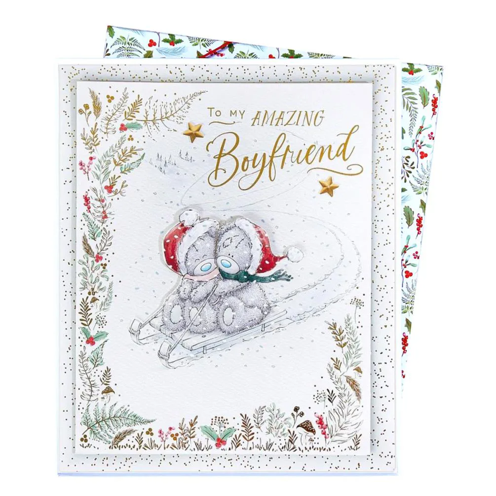 Amazing Boyfriend Me to You Bear Boxed Christmas Card