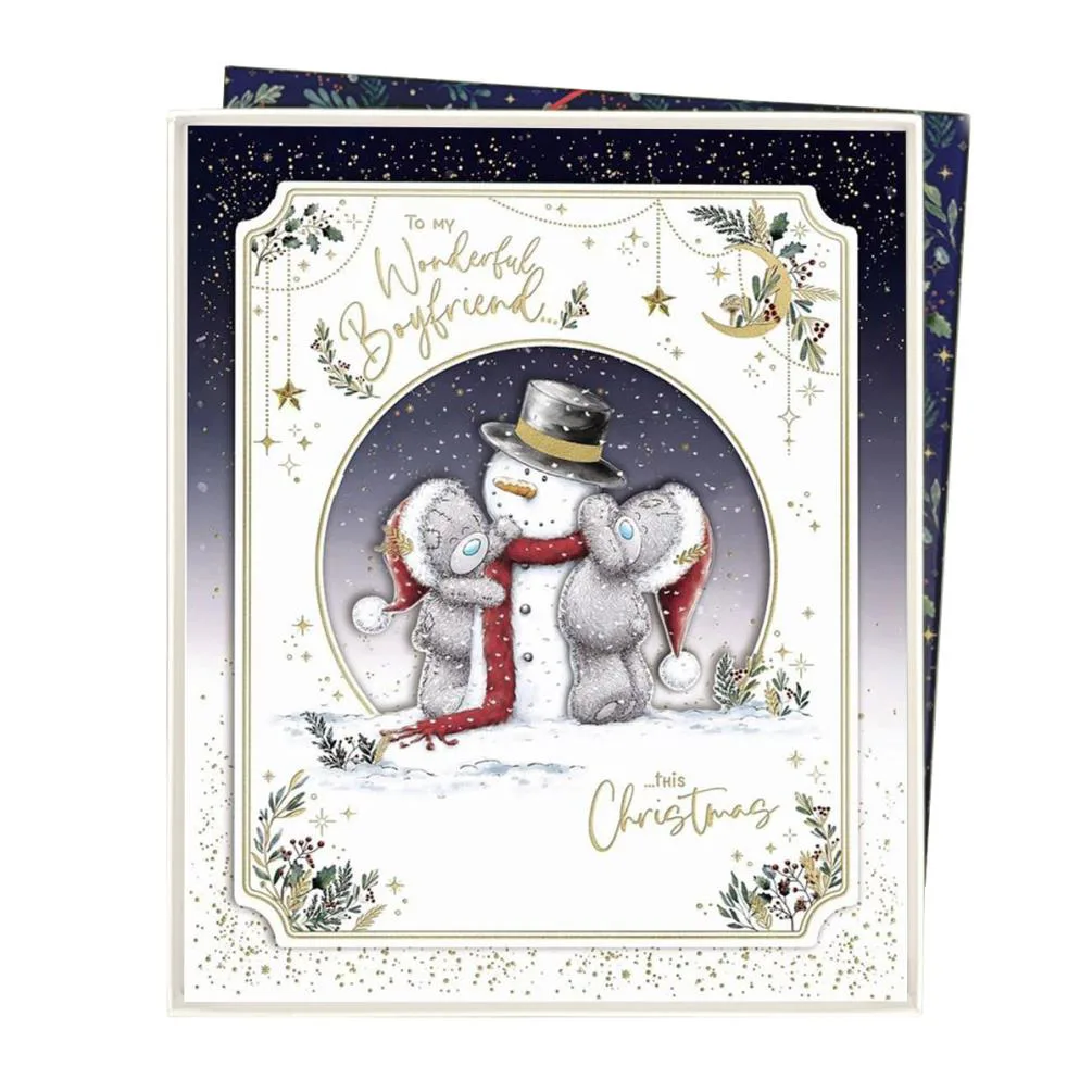 Wonderful Boyfriend Me to You Bear Boxed Christmas Card