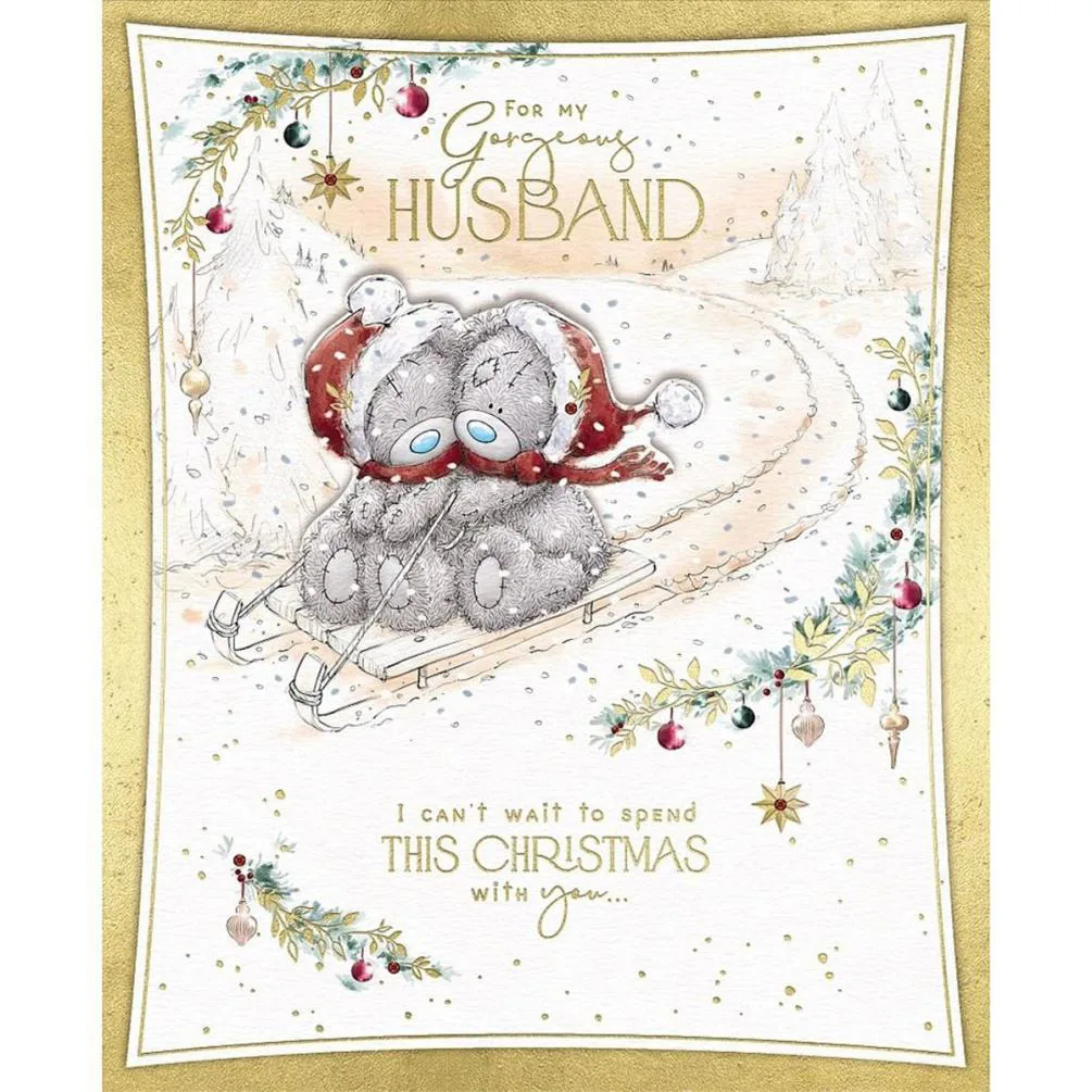 Gorgeous Husband Me to You Bear Boxed Christmas Card