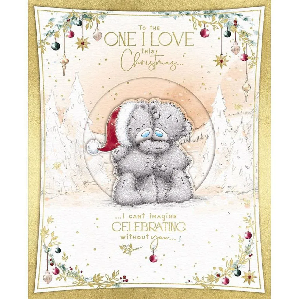 One I Love Me to You Bear Boxed Christmas Card