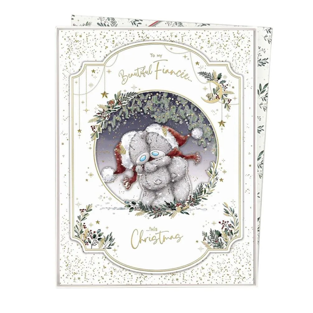 Beautiful Fiancee Me to You Bear Boxed Christmas Card