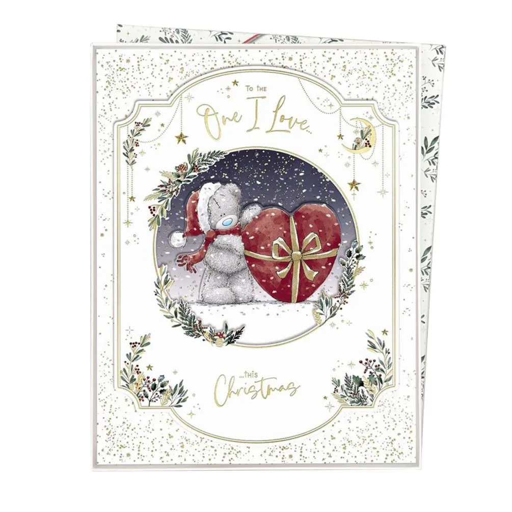 One I Love Me to You Bear Boxed Christmas Card