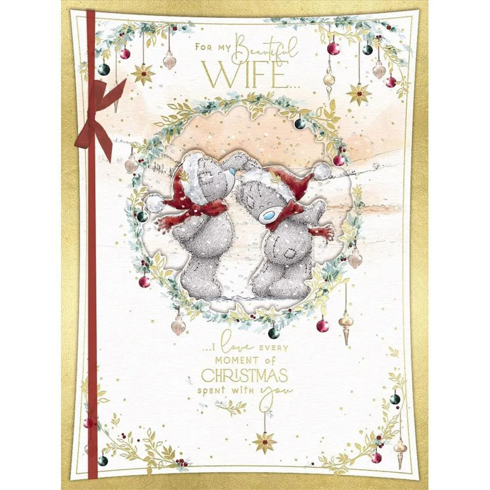 Beautiful Wife Me to You Bear Boxed Christmas Card
