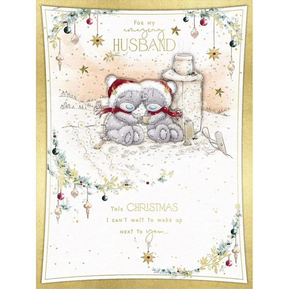 Amazing Husband Me to You Bear Boxed Christmas Card