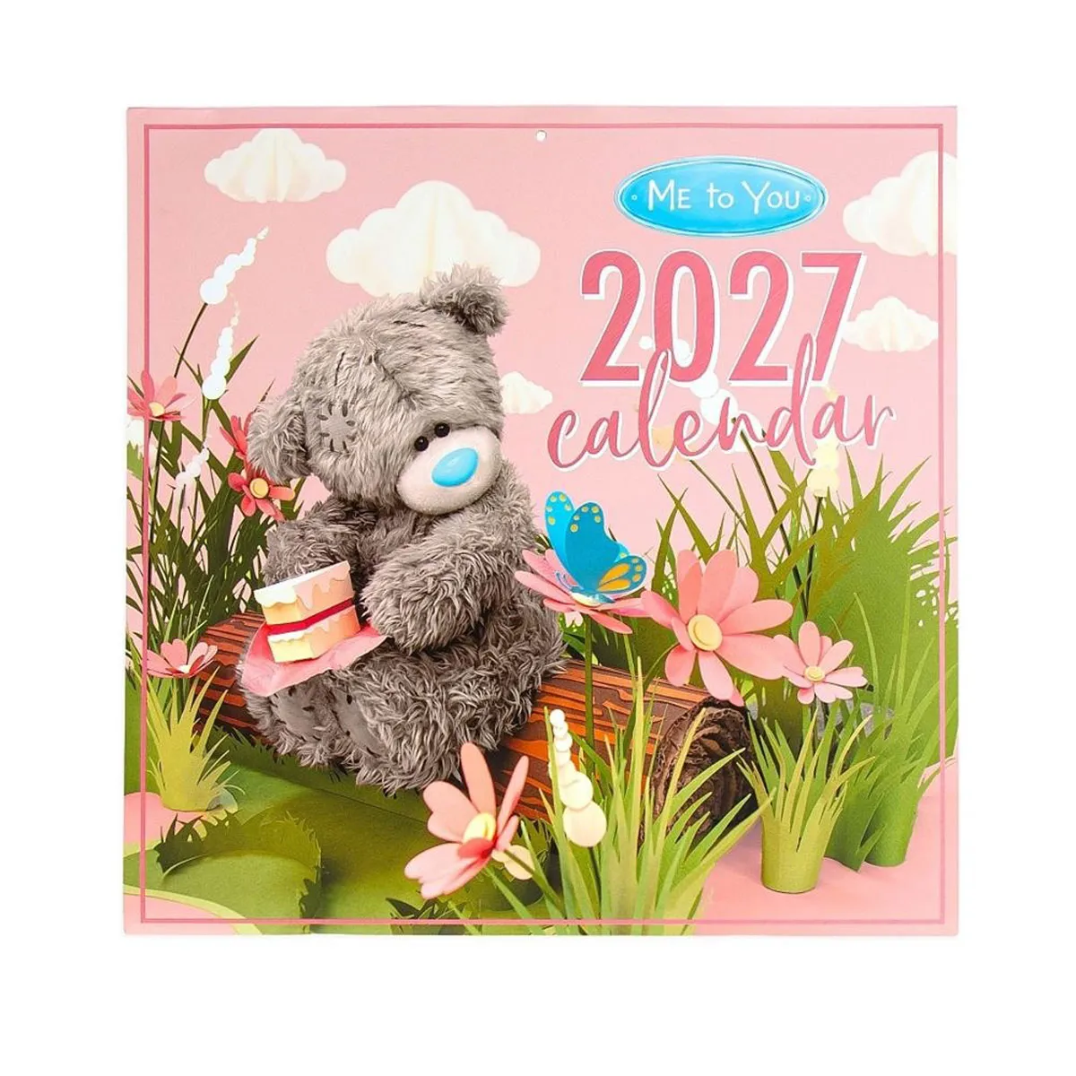 2027 Me to You Bear Photo Finish Square Calendar