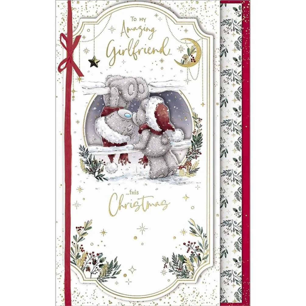 Amazing Girlfriend Handmade Me to You Bear Christmas Card £4.99