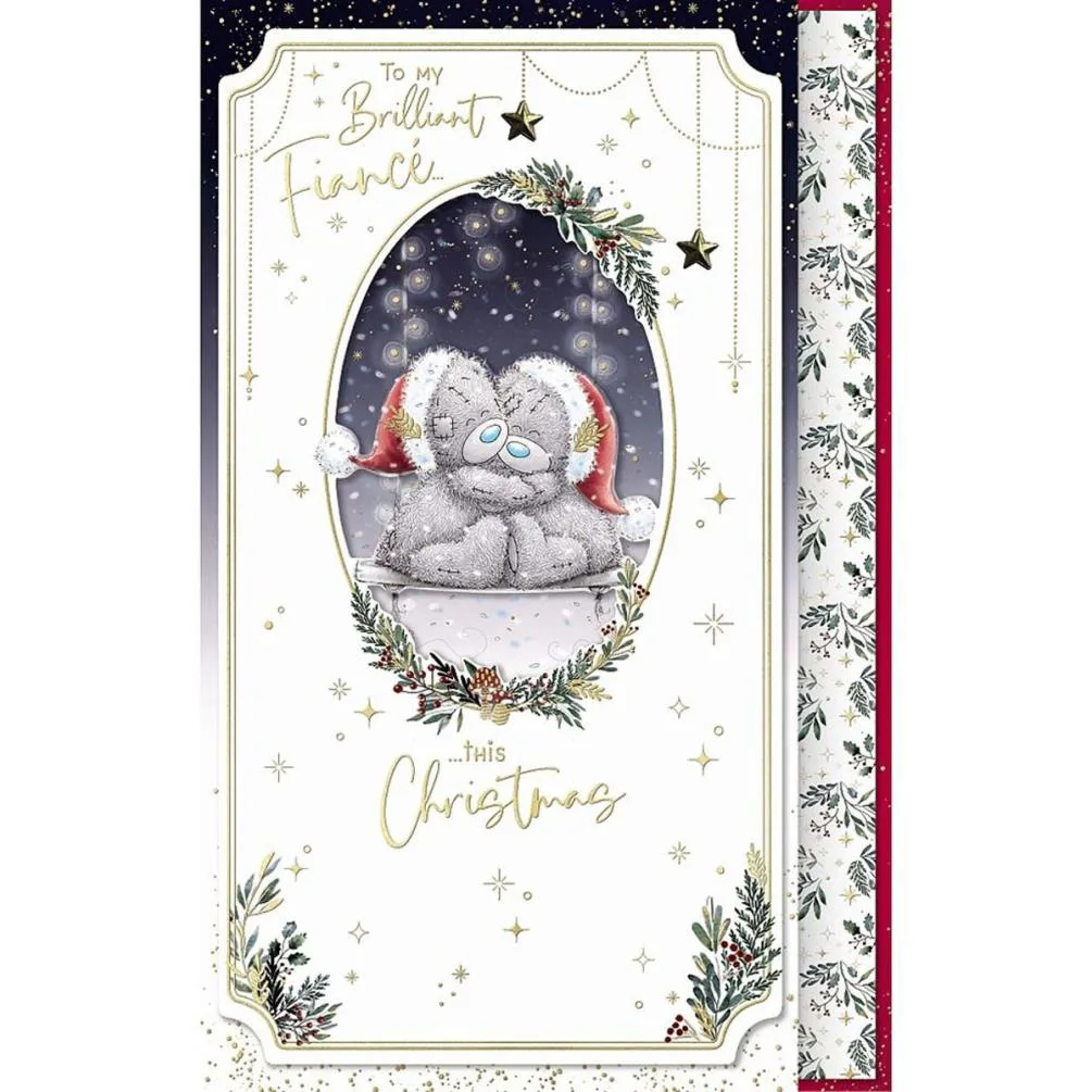 Brilliant Fiance Handmade Me to You Bear Christmas Card