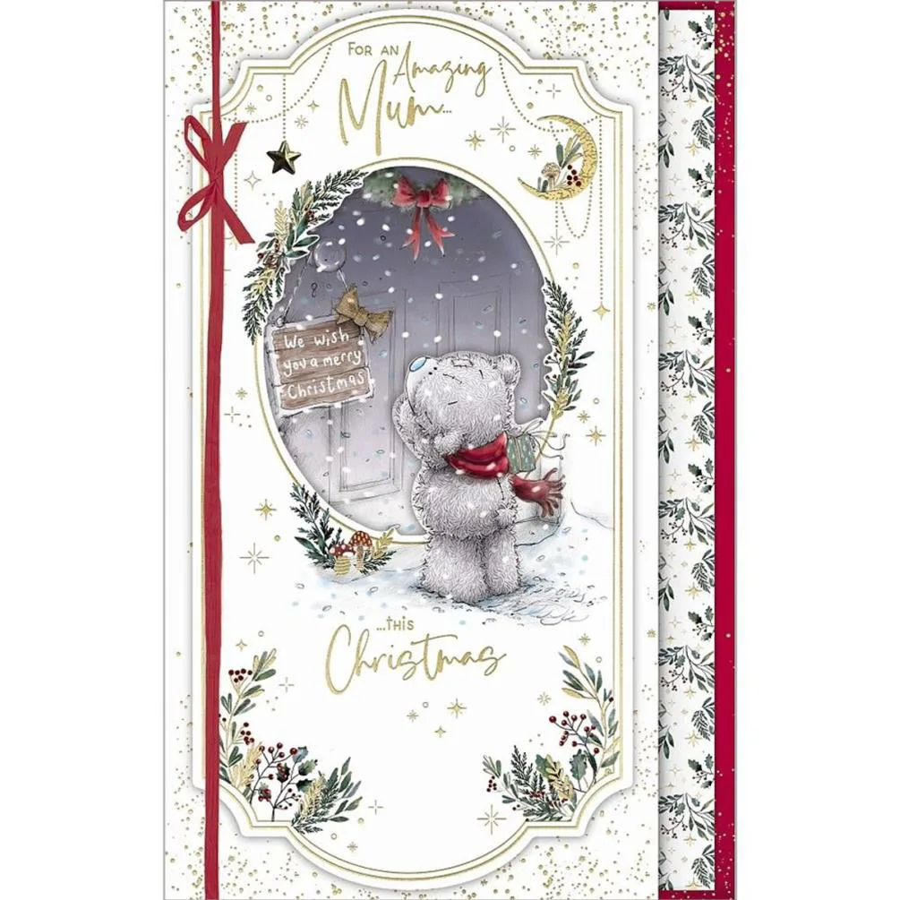 Amazing Mum Handmade Me to You Bear Christmas Card