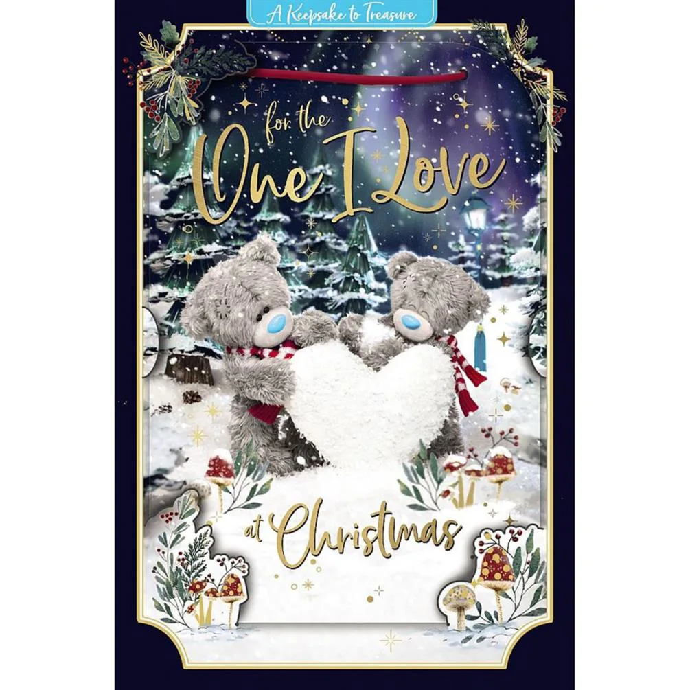 3D Holographic One I Love Me to You Bear Christmas Card (XLM93134) : Me ...
