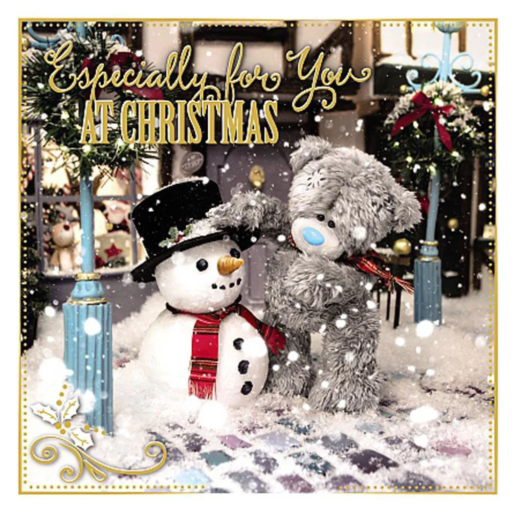 3D Holographic Especially For You Me to You Bear Christmas Card ...