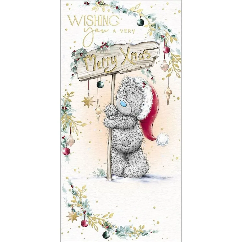 Merry Xmas Sign Me to You Bear Christmas Gift / Money Wallet
