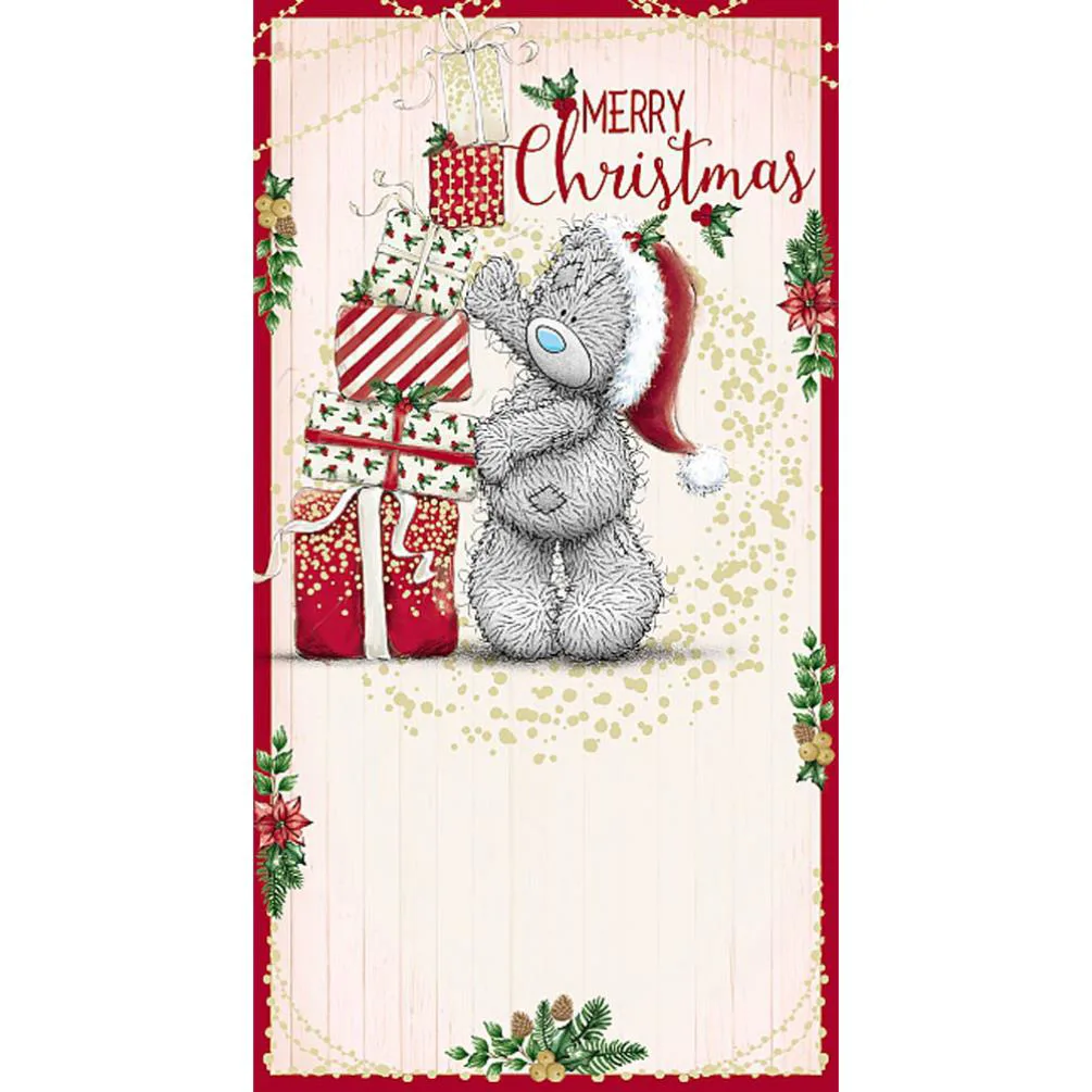 Merry Christmas Bear Stacking Gifts Me To You Bear Christmas Card £2.19