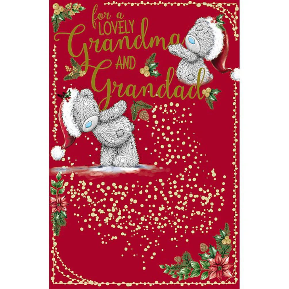 Lovely Grandma & Grandad Me To You Bear Christmas Card £1.89