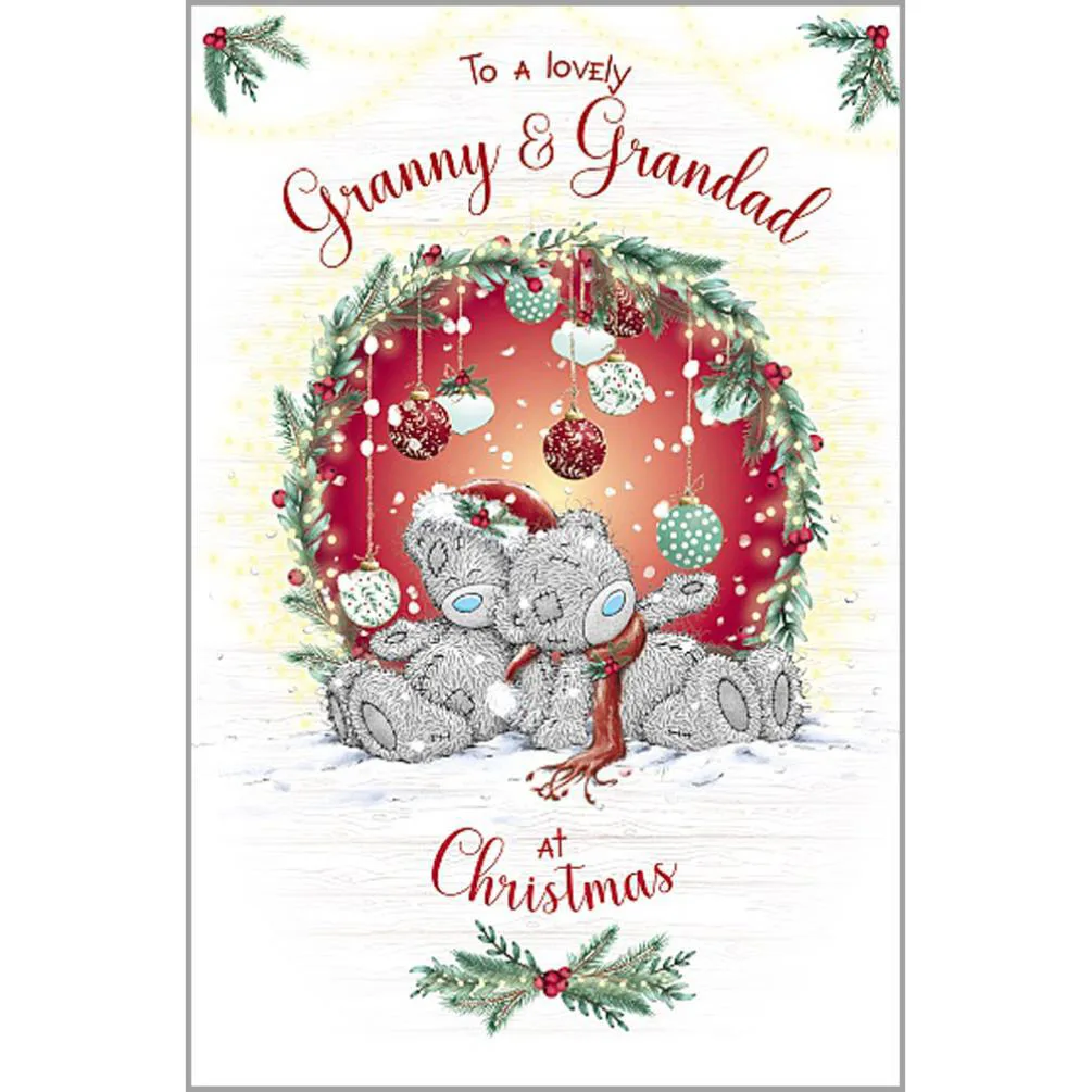 Lovely Granny &amp; Grandad Me to You Bear Christmas Card