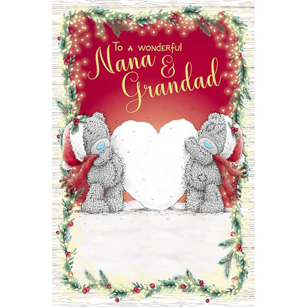 Nana &amp; Grandad Me to You Bear Christmas Card