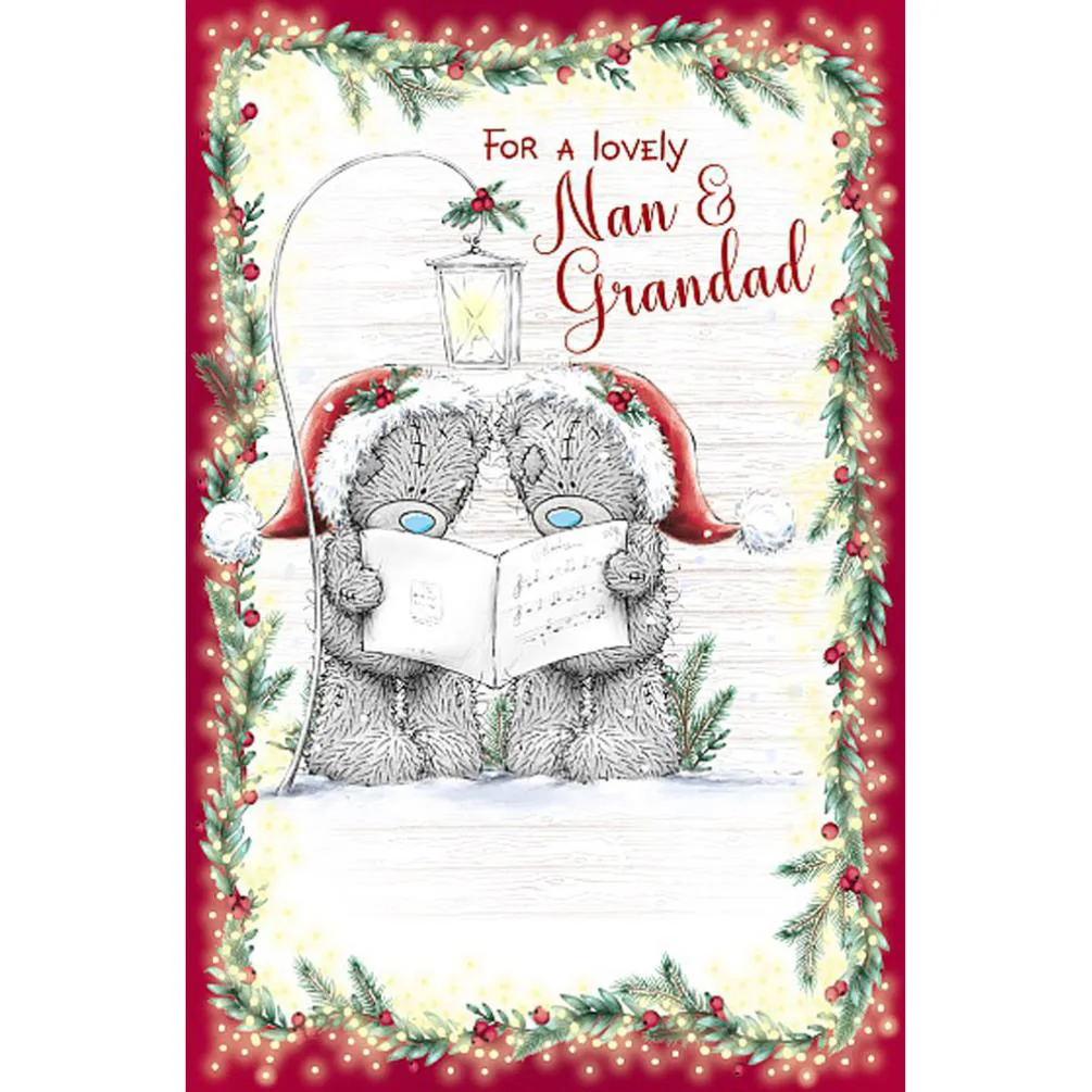 Lovely Nan &amp; Grandad Me to You Bear Christmas Card