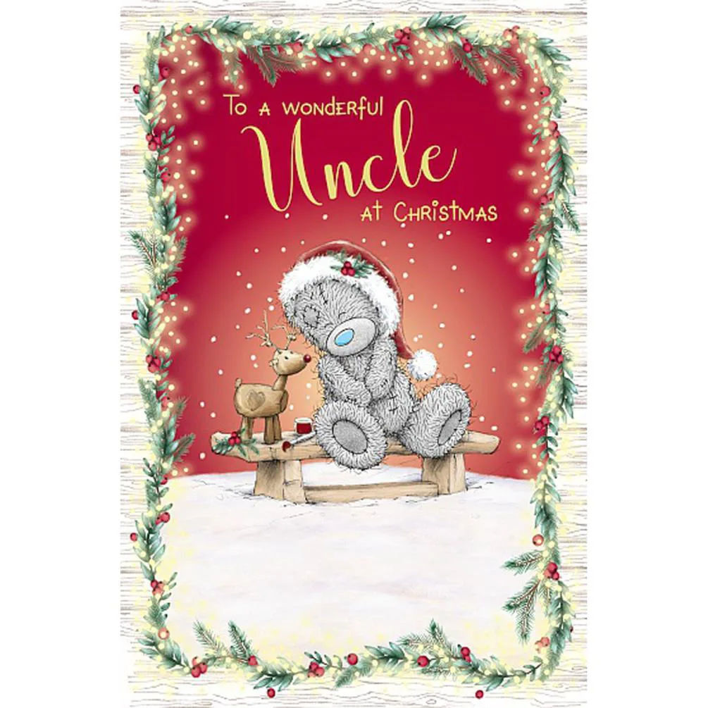 Wonderful Uncle Me to You Bear Christmas Card