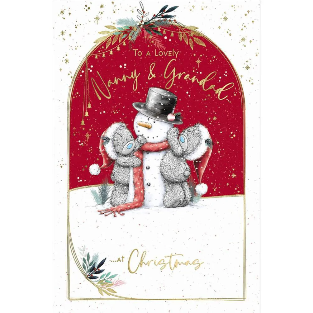 Nanny &amp; Grandad Me to You Bear Christmas Card
