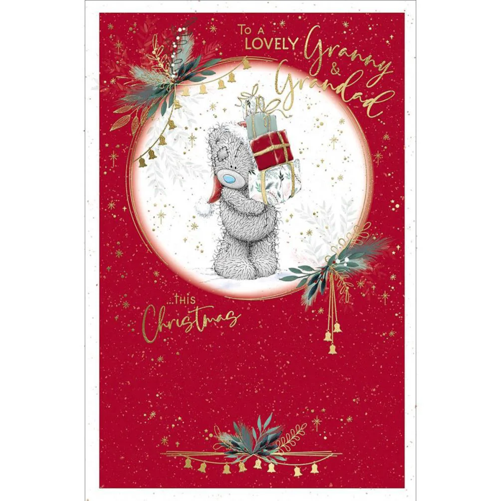 Lovely Granny & Grandad Me to You Bear Christmas Card