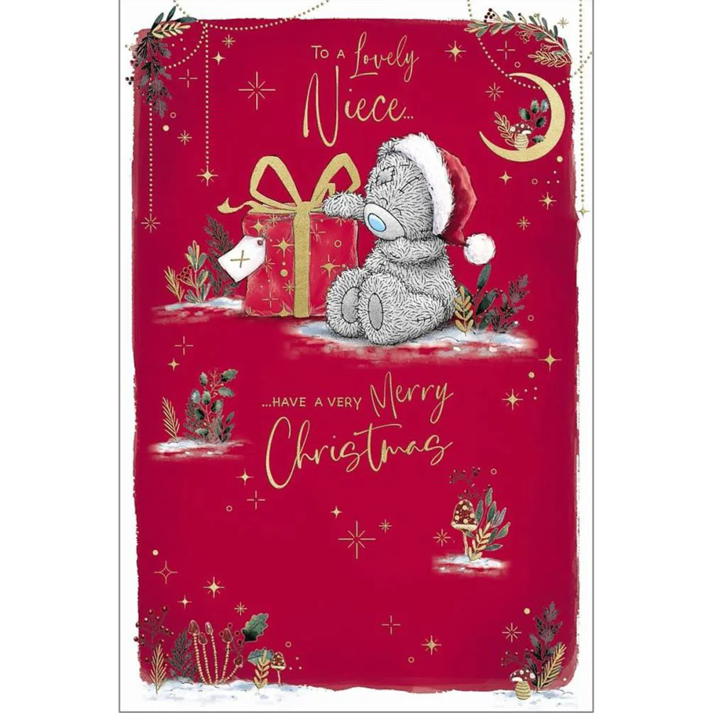 Lovely Niece Me to You Bear Christmas Card