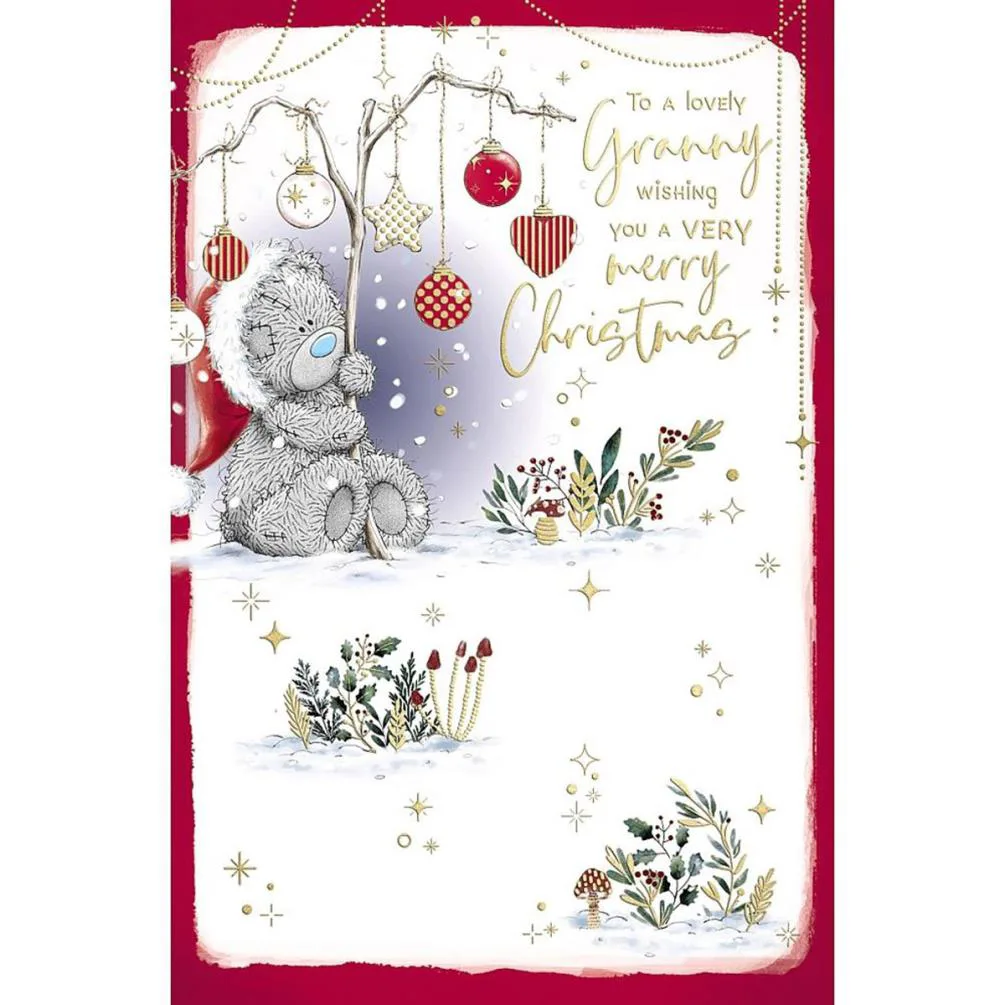 Lovely Granny Me to You Bear Christmas Card