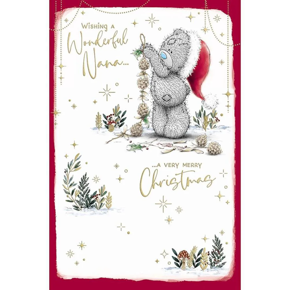 Wonderful Nana Me to You Bear Christmas Card