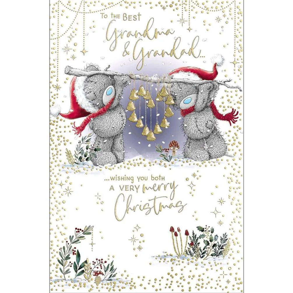 Grandma &amp; Grandad Me to You Bear Christmas Card