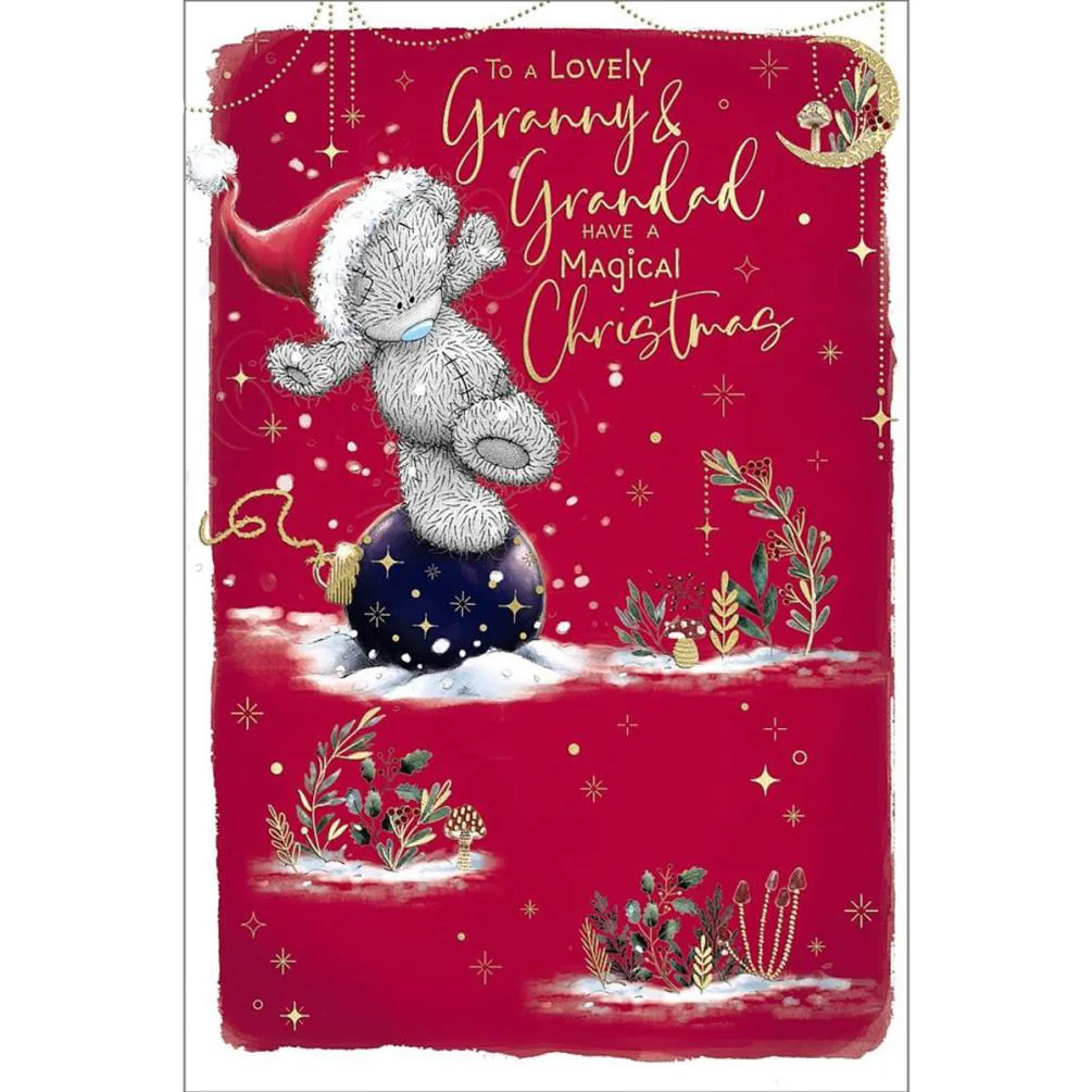 Lovely Granny &amp; Grandad Me to You Bear Christmas Card