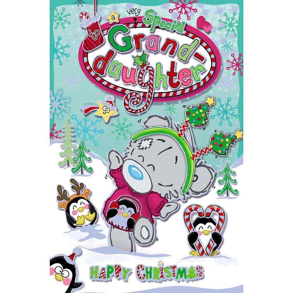 Granddaughter My Dinky Me to You Bear Christmas Card £1.89