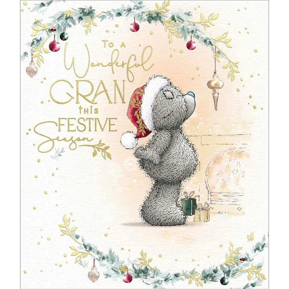 Wonderful Gran Me to You Bear Christmas Card