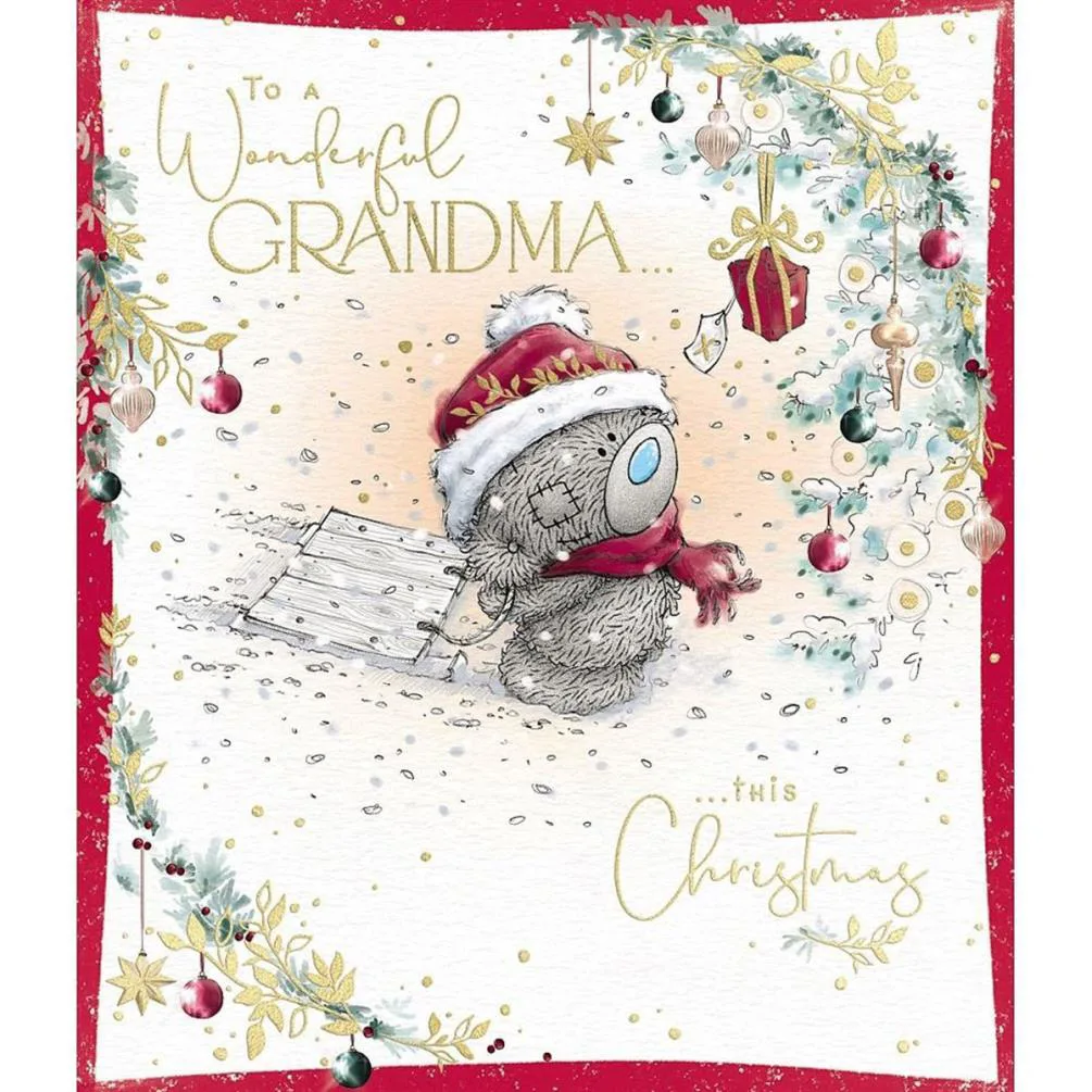 Wonderful Grandma Me to You Bear Christmas Card £2.09