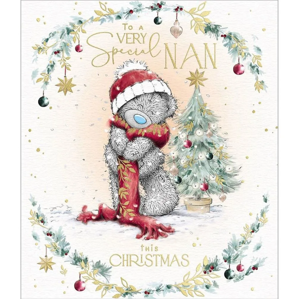 Special Nan Me to You Bear Christmas Card