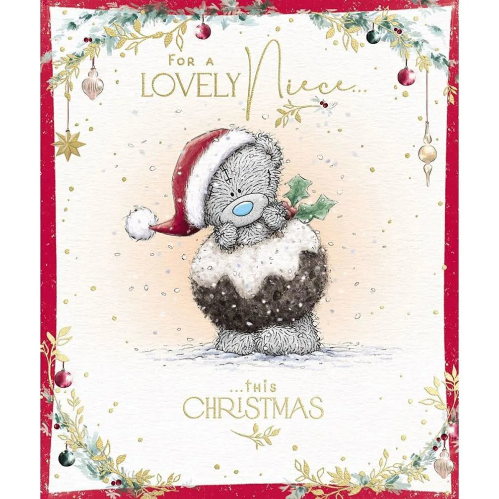 Lovely Niece Me to You Bear Christmas Card