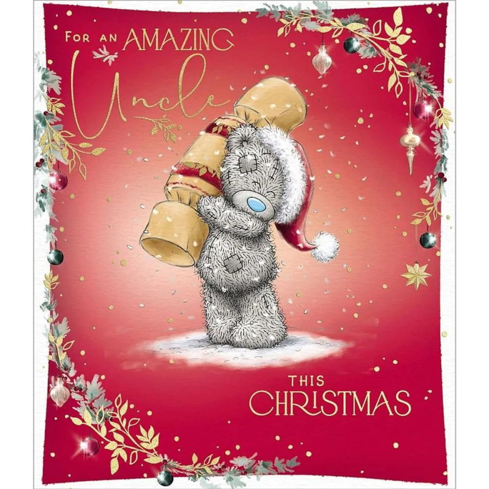 Amazing Uncle Me to You Bear Christmas Card