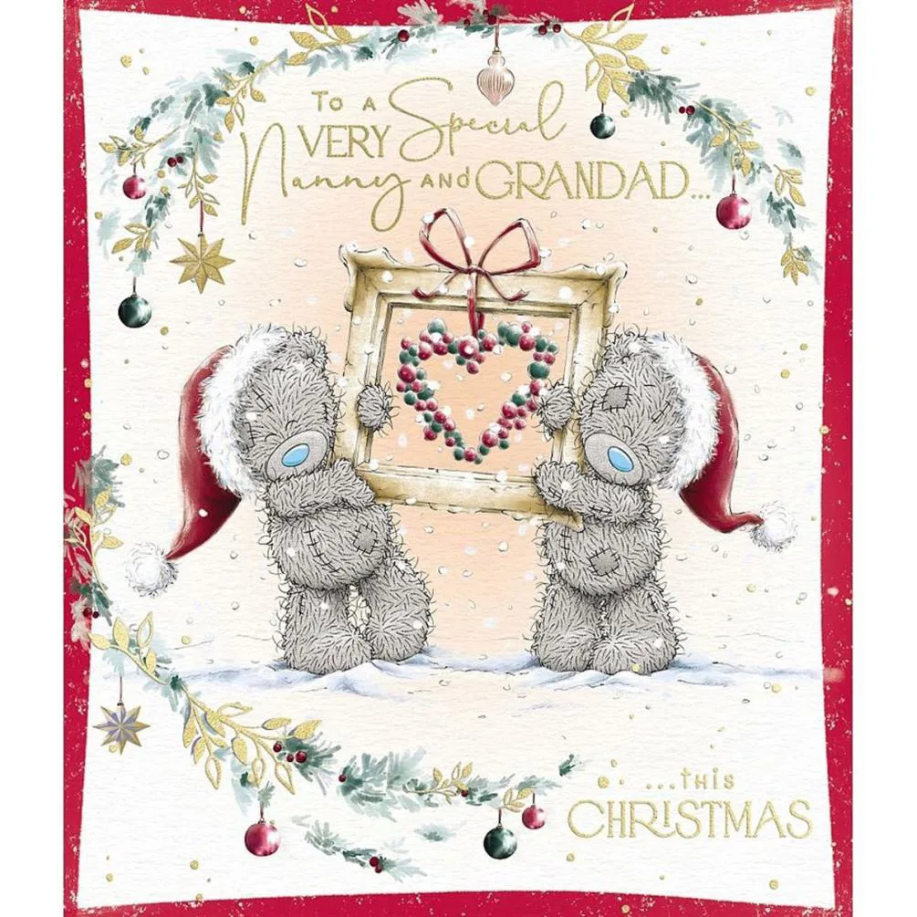 Special Nanny & Grandad Me to You Bear Christmas Card