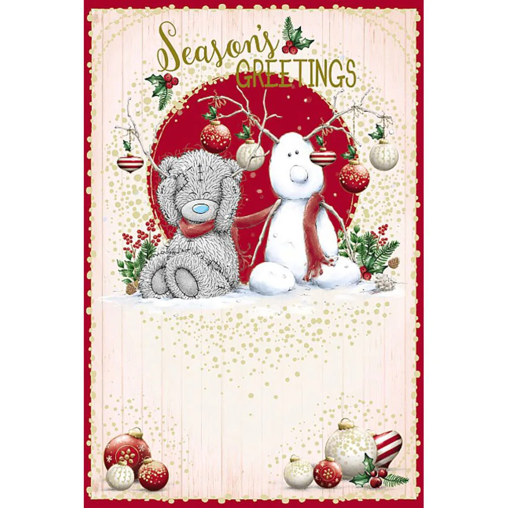 Seasons Greetings Me To You Bear Christmas Card £2.49