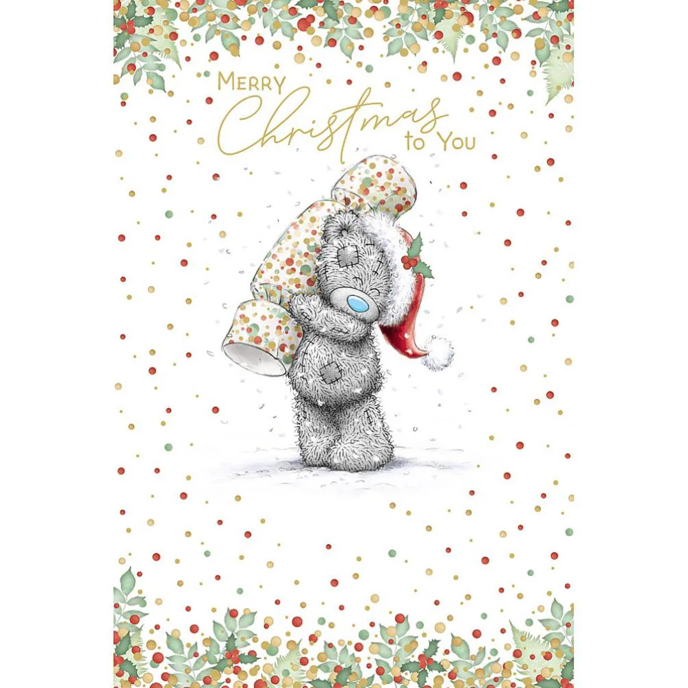 Merry Christmas To You Me to You Bear Christmas Card £2.49