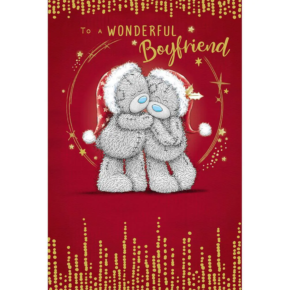 Wonderful Boyfriend Me to You Bear Christmas Card