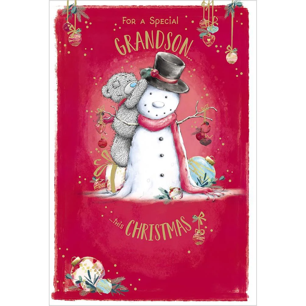 Grandson Me to You Bear Christmas Card £2.49