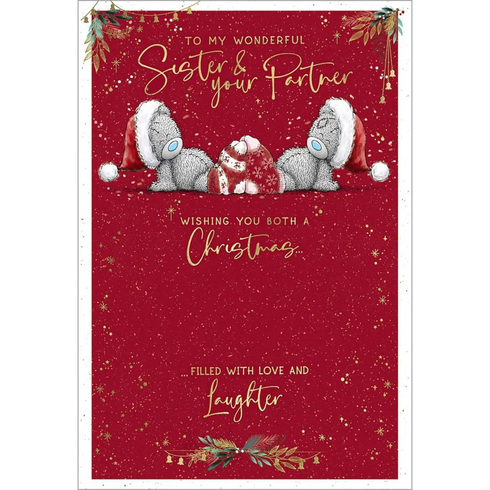 Sister & Partner Me to You Bear Christmas Card £2.49
