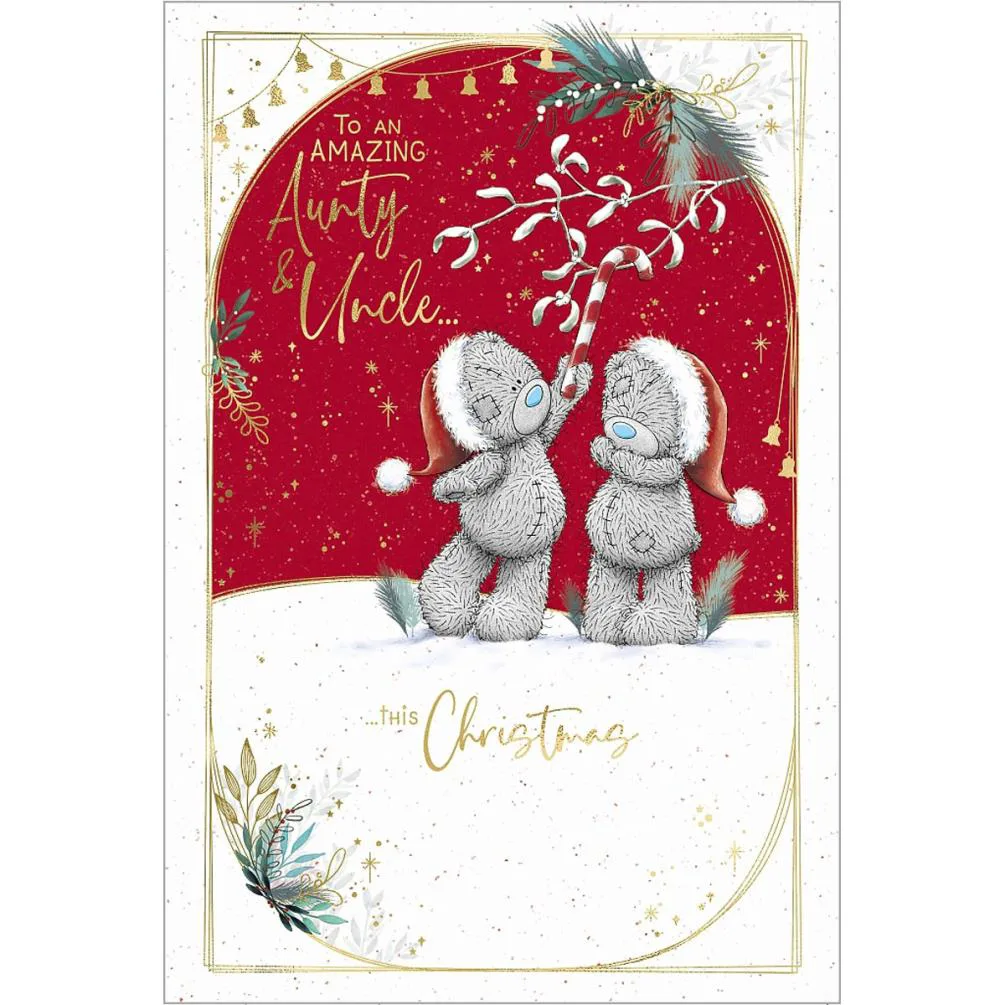 Aunty &amp; Uncle Me to You Bear Christmas Card