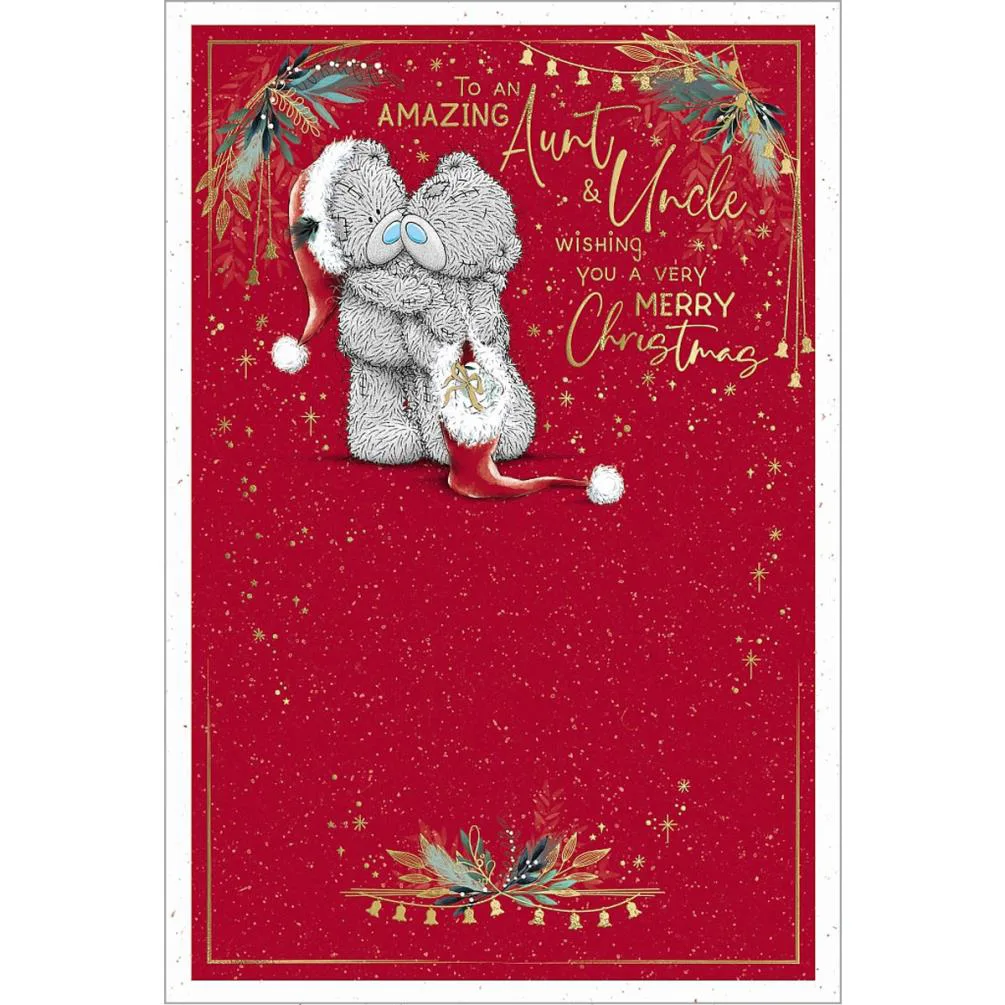 Aunt &amp; Uncle Me to You Bear Christmas Card