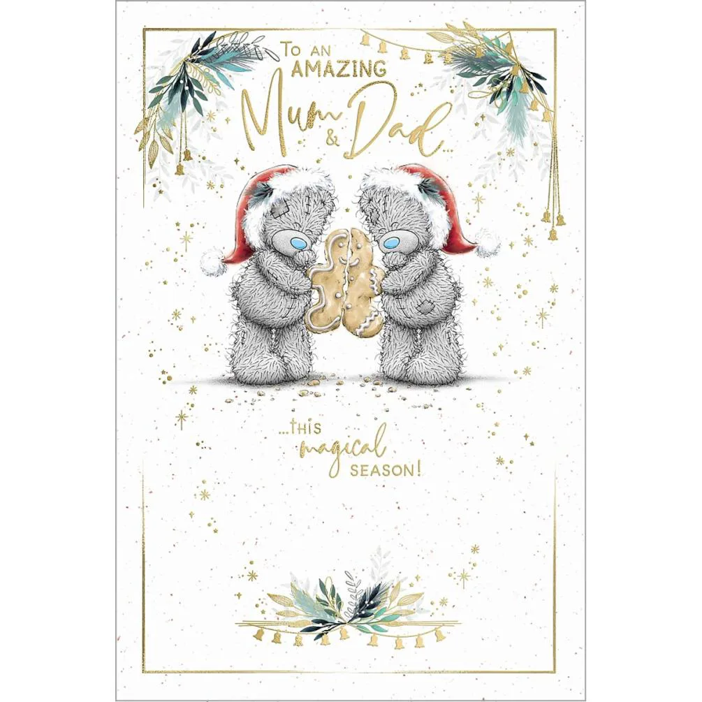 Amazing Mum & Dad Me to You Bear Christmas Card