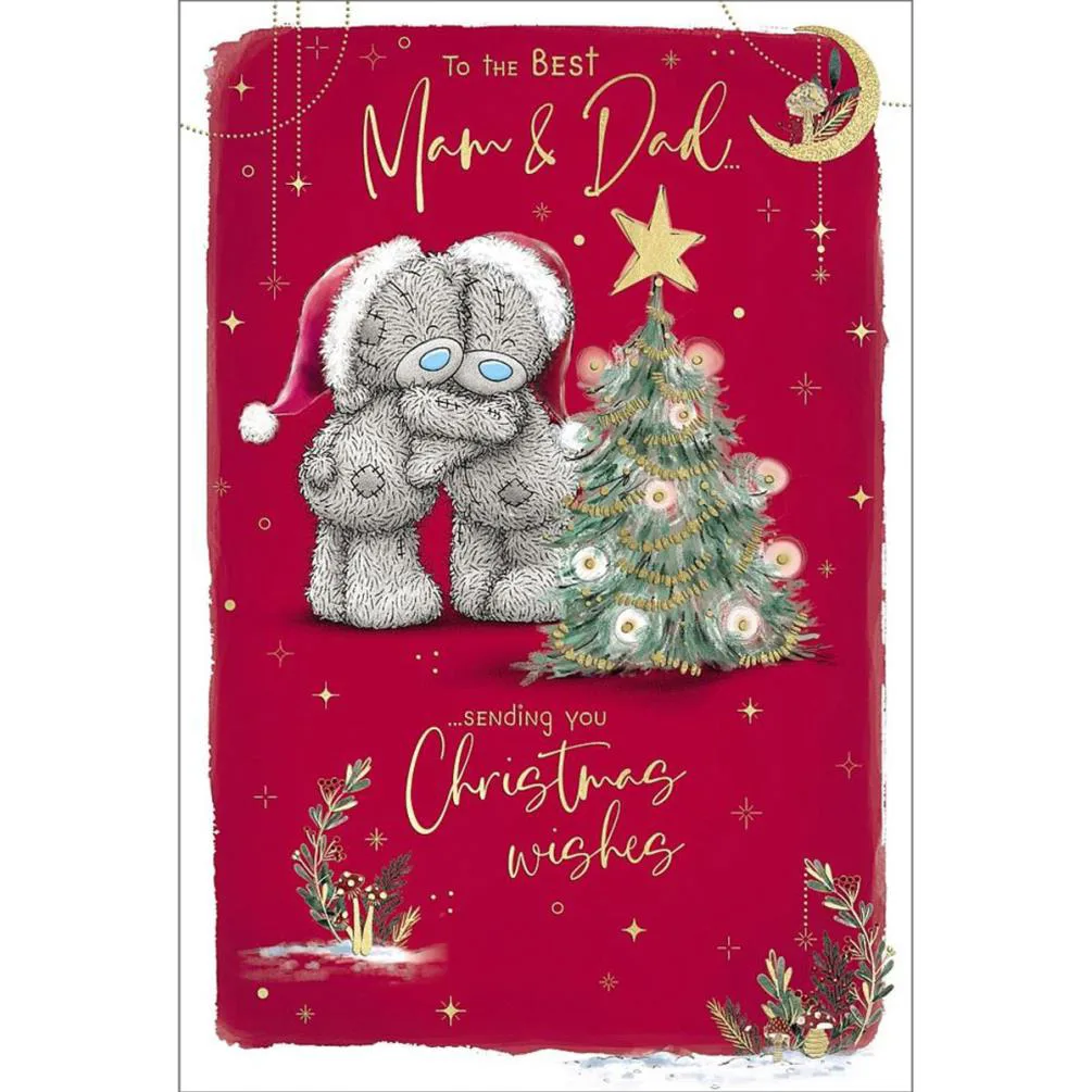 The Best Mam &amp; Dad Me to You Bear Christmas Card