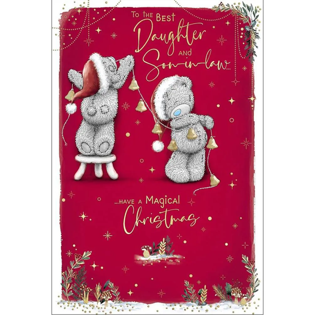 Daughter &amp; Son in Law Me to You Bear Christmas Card