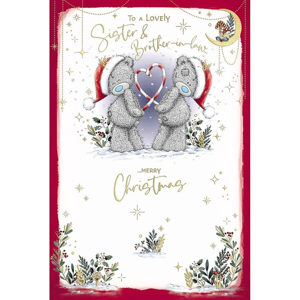 Sister &amp; Brother in Law Me to You Bear Christmas Card
