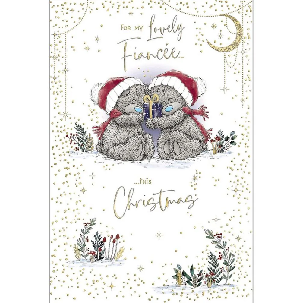 Lovely Fiancee Me to You Bear Christmas Card