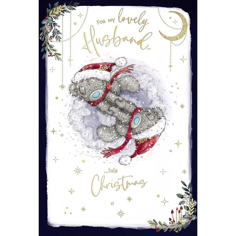 Lovely Husband Me to You Bear Christmas Card