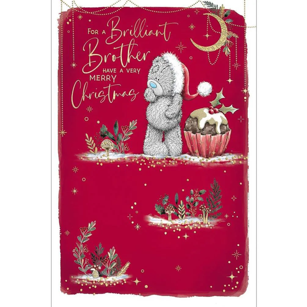 Brilliant Brother Me to You Bear Christmas Card