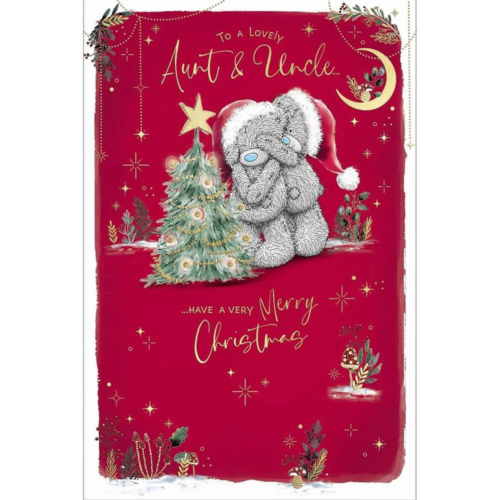 Lovely Aunt &amp; Uncle Me to You Bear Christmas Card